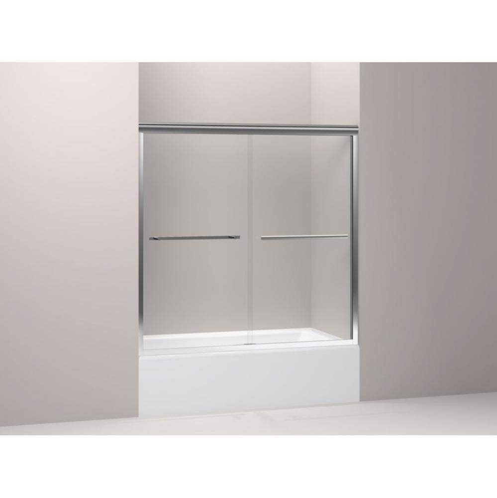 Gradient® Sliding bath door, 58-1/16'' H x 56-5/8 - 59-5/8'' W, with 1/4&