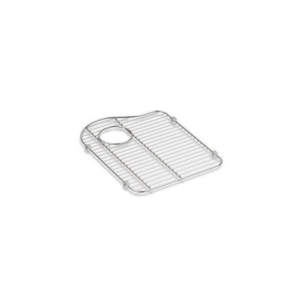 Hartland® Stainless steel sink rack, 13-1/8'' x 16-7/8'', for left-hand b