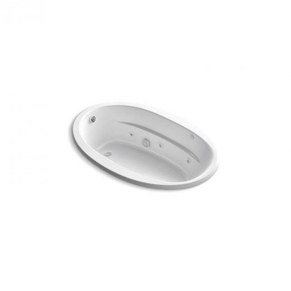 Sunward® 66'' x 42'' drop-in whirlpool bath with Bask® heated surfac