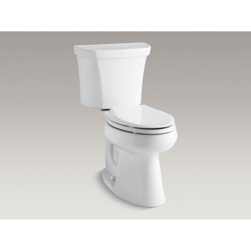 Highline® Two-piece elongated dual-flush chair height toilet with right-hand trip lever and 1