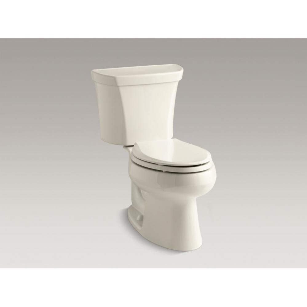 Wellworth® Two piece elongated dual flush toilet with right hand trip lever