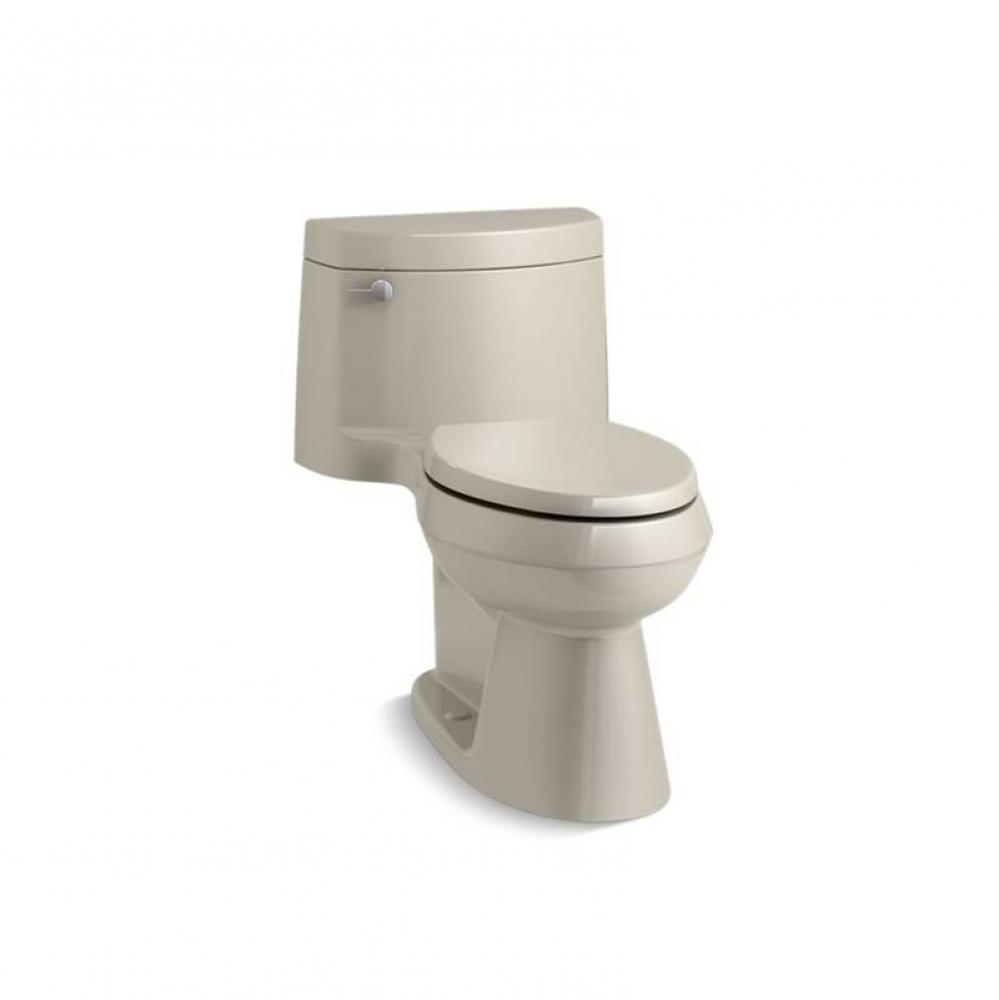 Cimarron® Comfort Height® One-piece elongated 1.28 gpf chair height toilet with Quiet-Cl