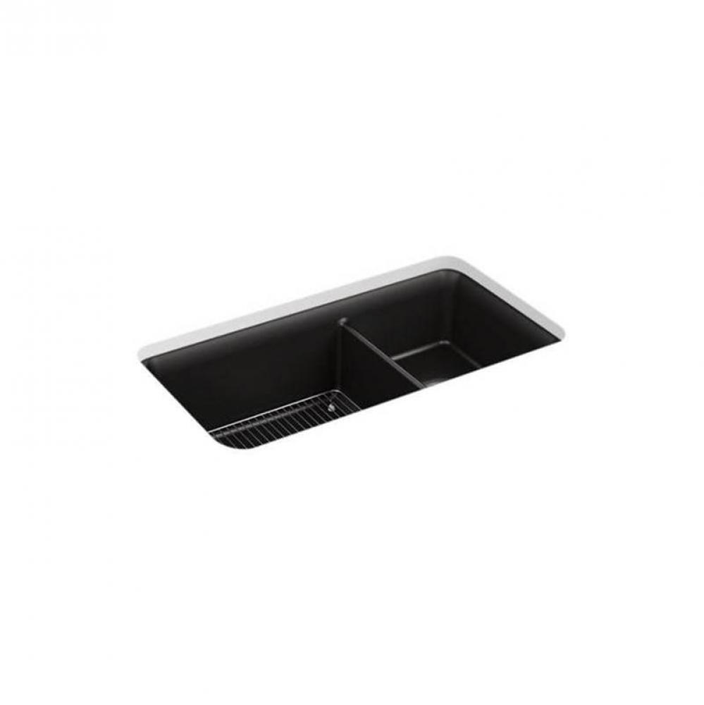 Cairn® 33-1/2'' undermount double-bowl kitchen sink