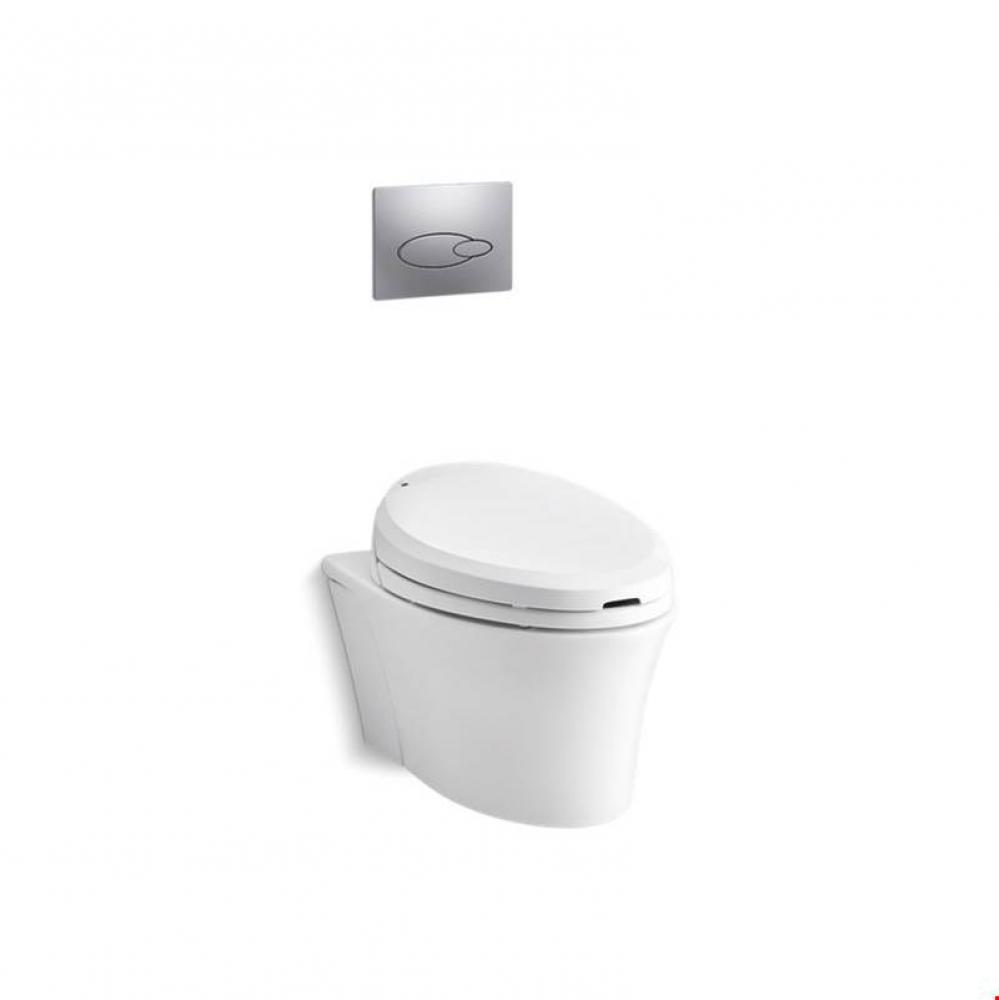Veil® Wall-hung elongated toilet bowl with hidden cord capability
