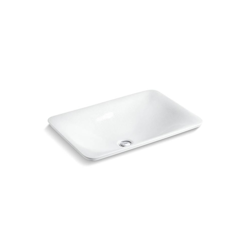 Sartorial™ Paisley Carillon® 21'' rectangular drop-in bathroom sink, no overflow