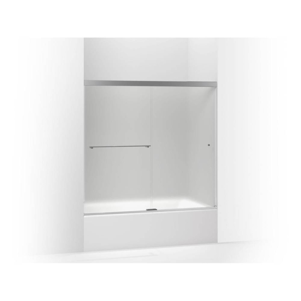 Revel® Sliding bath door, 62'' H x 56-5/8 - 59-5/8'' W, with 5/16'&a