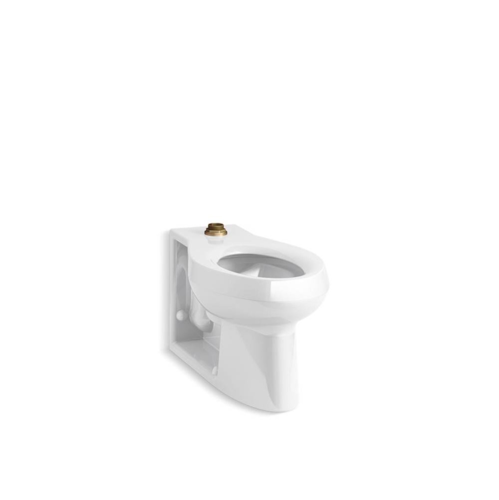 Anglesey™ Floor-mount top spud flushometer bowl with integral seat