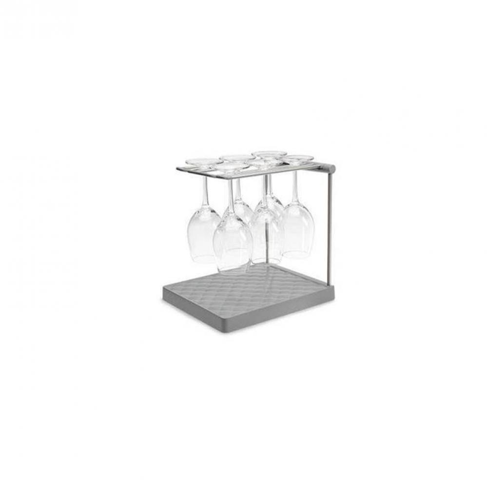 Wine glass drying rack