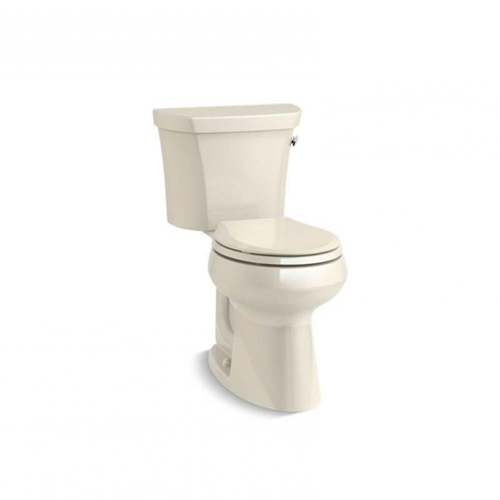 Highline® Comfort Height® Two piece round front 1.28 gpf chair height toilet with right