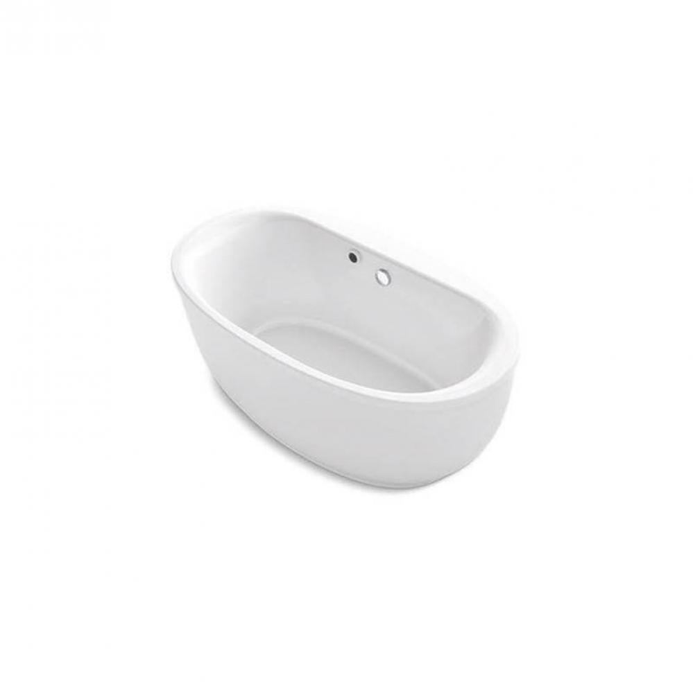 Sunstruck® 60'' x 34'' freestanding bath with Bask® heated surface a