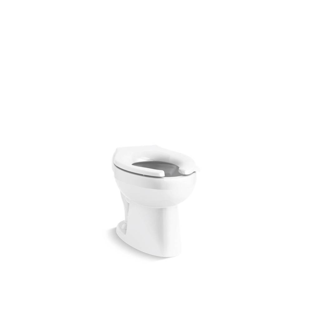 Wellcomme™ Ultra Floor-mount rear spud flushometer bowl