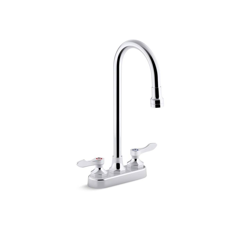 Triton® Bowe® 0.5 gpm centerset bathroom sink faucet with aerated flow, gooseneck spout