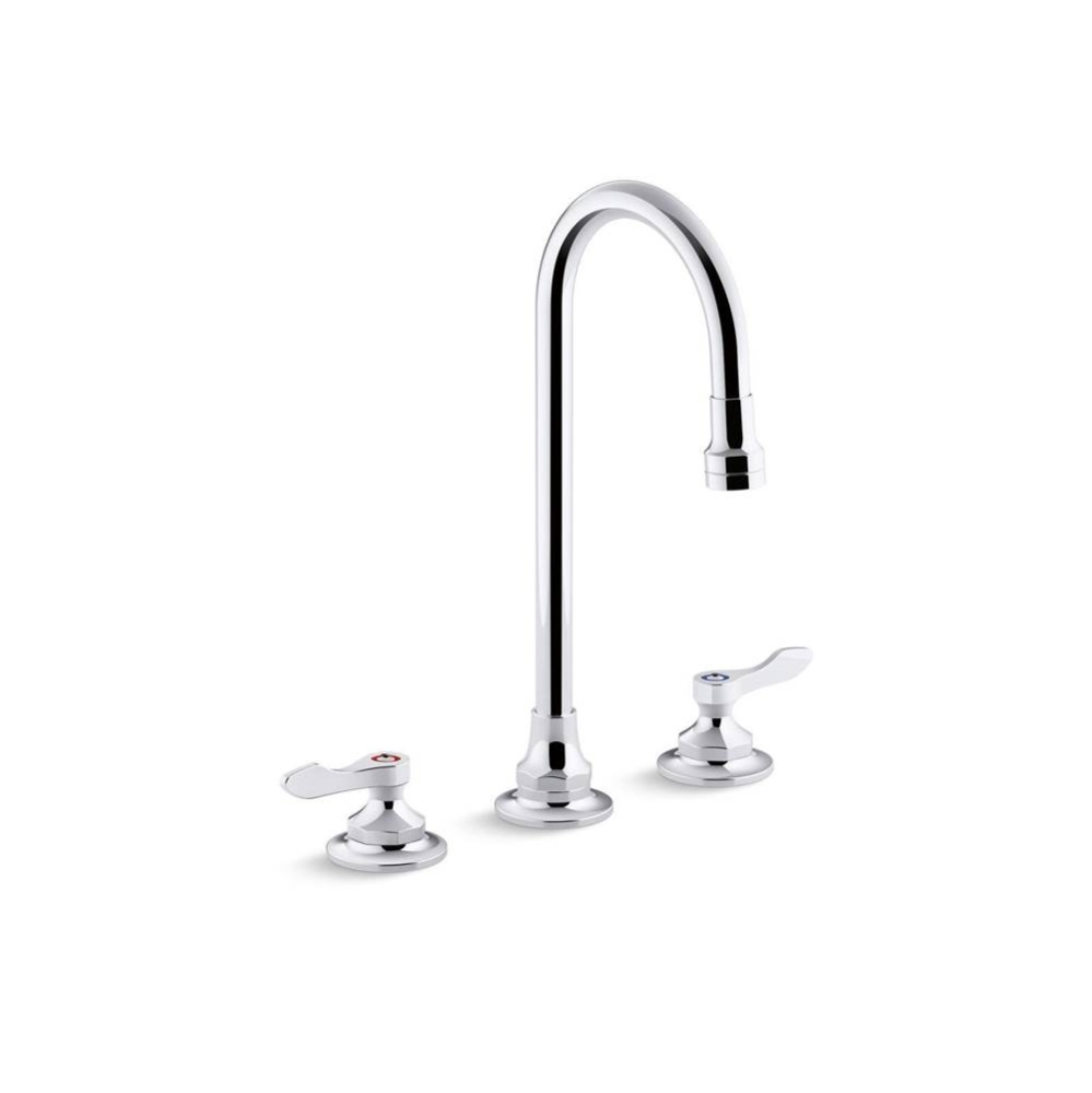 Triton® Bowe® 0.5 gpm widespread bathroom sink faucet with aerated flow, gooseneck spout