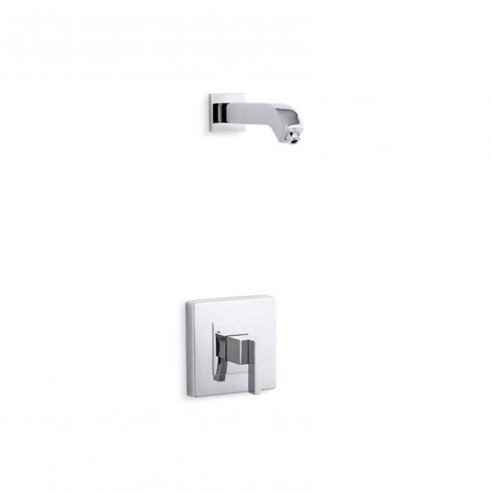 Loure® Rite-Temp® shower valve trim with lever handle, less showerhead