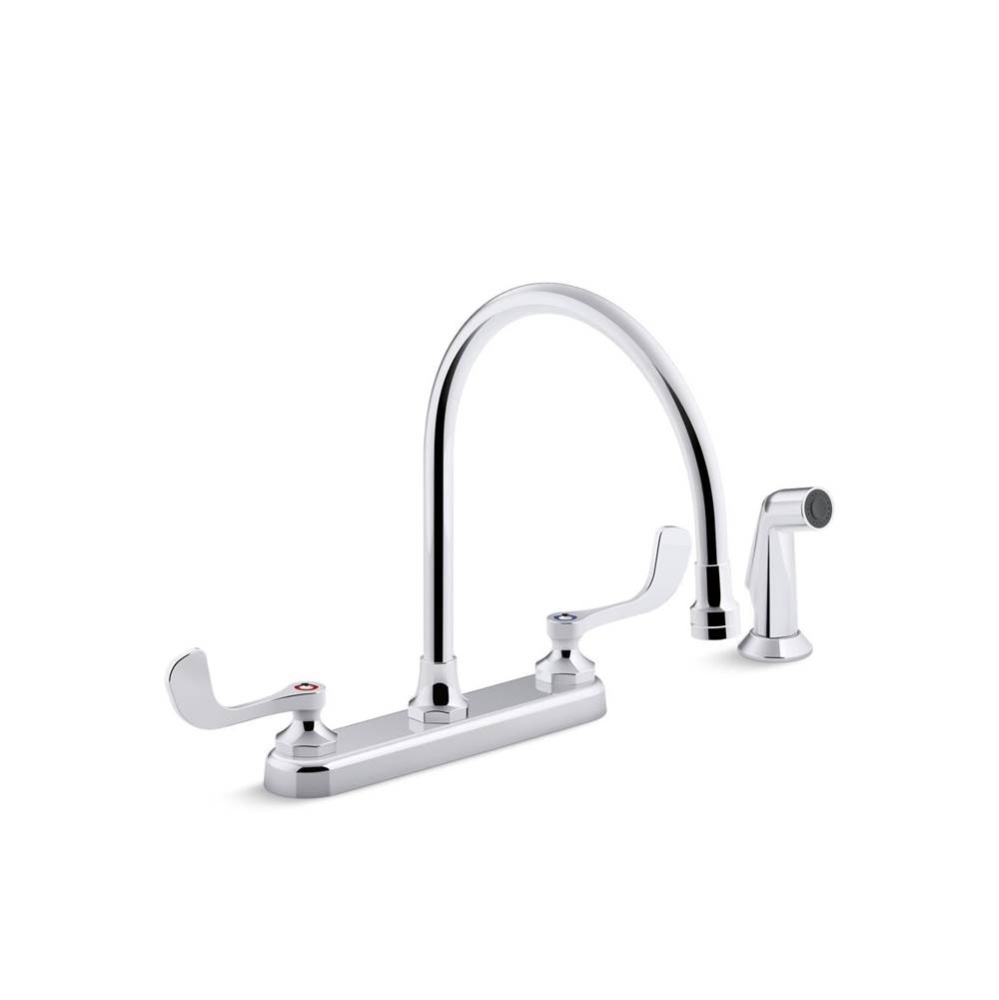 Triton® Bowe® 1.8 gpm kitchen sink faucet with 9-5/16'' gooseneck spout, match