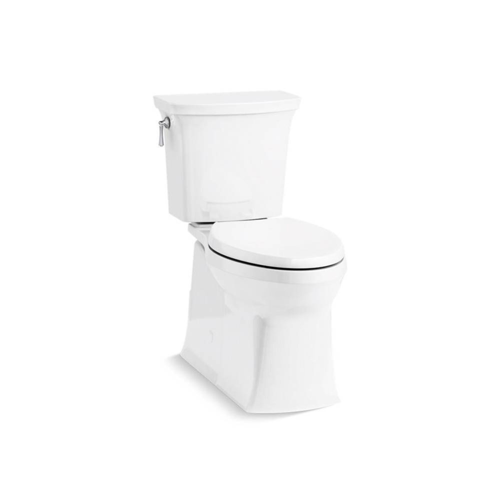 Corbelle® ContinuousClean XT two-piece elongated toilet with skirted trapway, 1.28 gpf