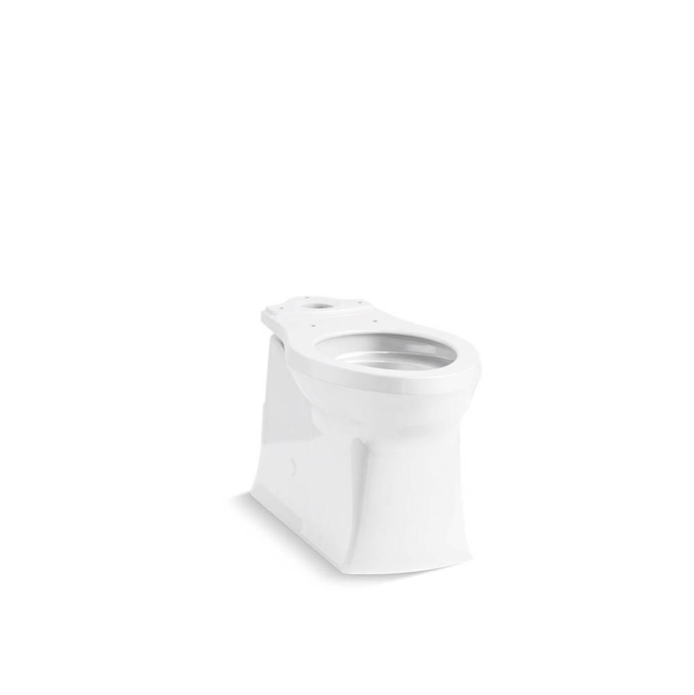Corbelle® Tall elongated toilet bowl with skirted trapway