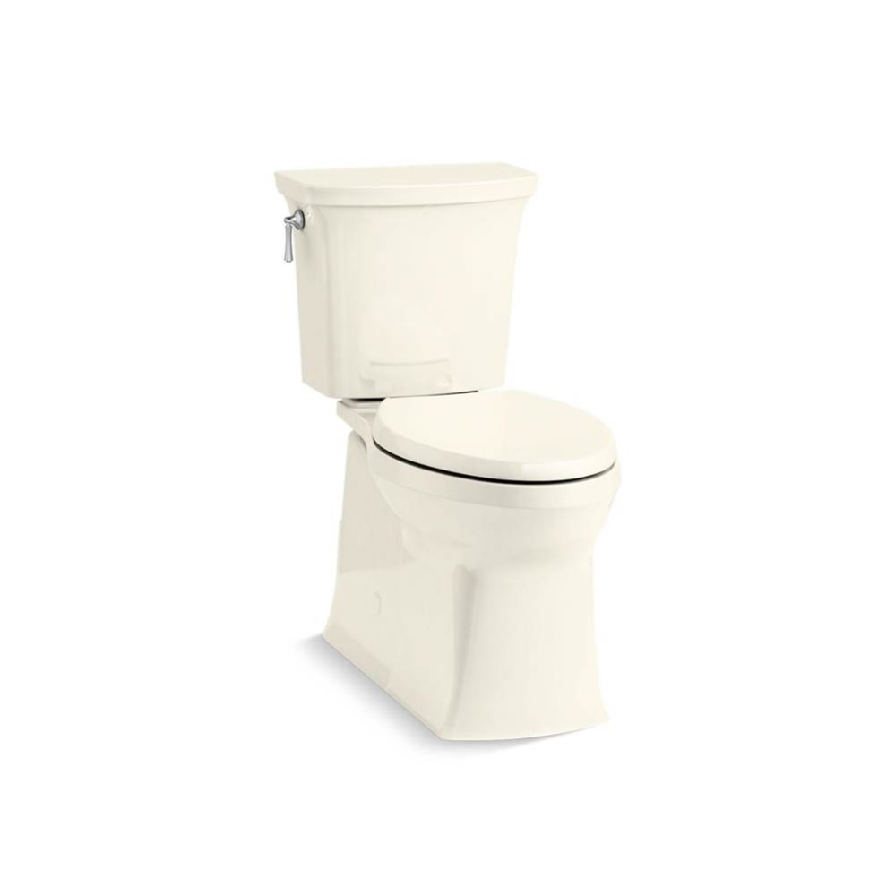 Corbelle® ContinuousClean XT two-piece elongated toilet with skirted trapway, 1.28 gpf