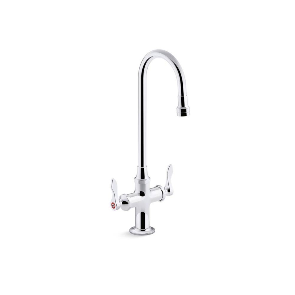 Triton® Bowe® 1.0 gpm monoblock gooseneck bathroom sink faucet with aerated flow and lev