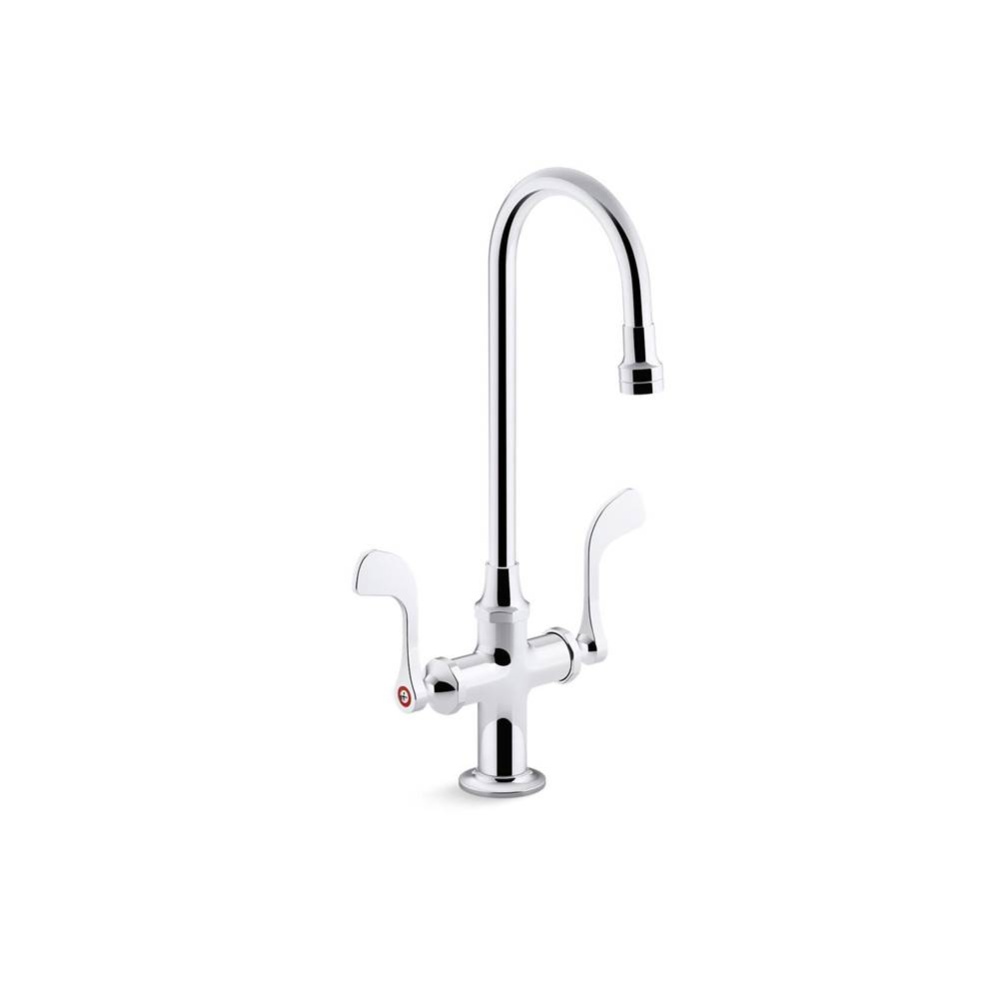 Triton® Bowe® 0.5 gpm monoblock gooseneck bathroom sink faucet with laminar flow and wri
