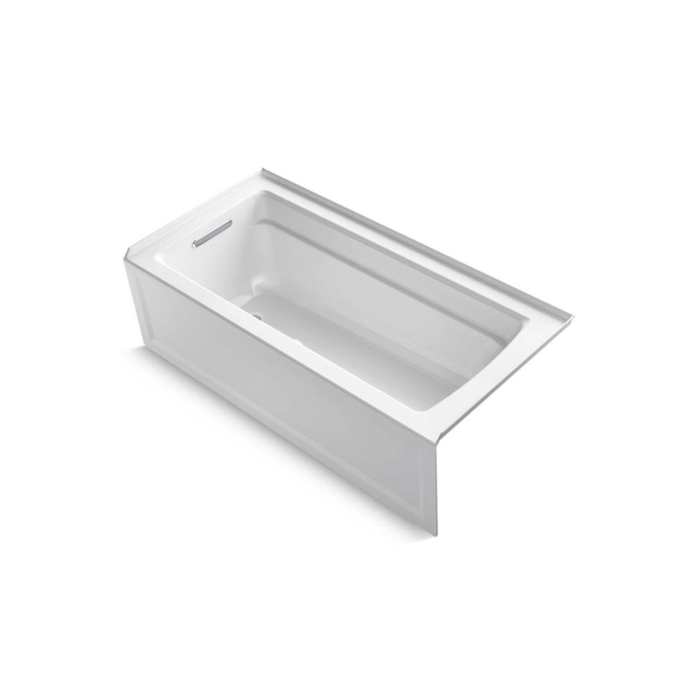 Archer® 66'' x 32'' alcove bath, left drain