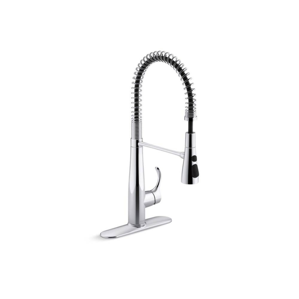 Simplice® Semi-professional kitchen sink faucet with three-function sprayhead