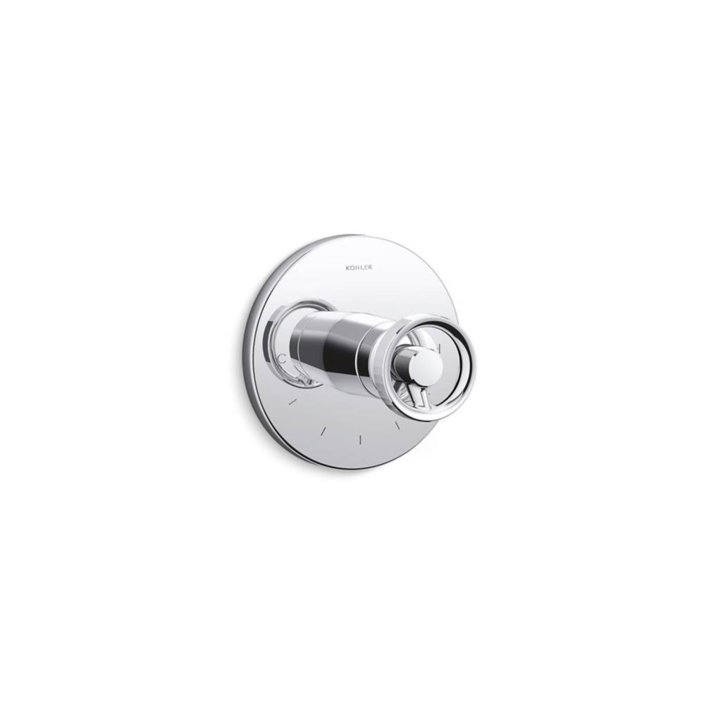Components® MasterShower® temperature control valve trim with Industrial handle
