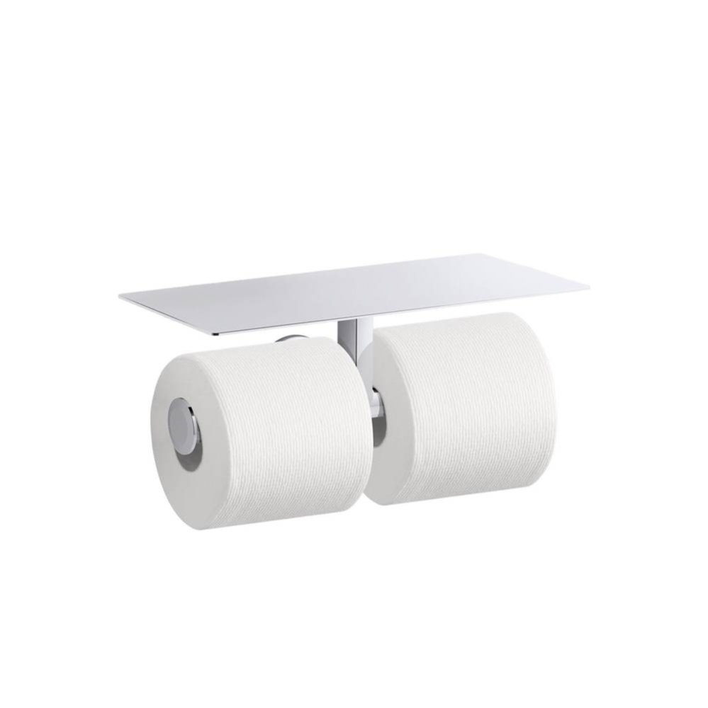 Components® Covered double toilet paper holder