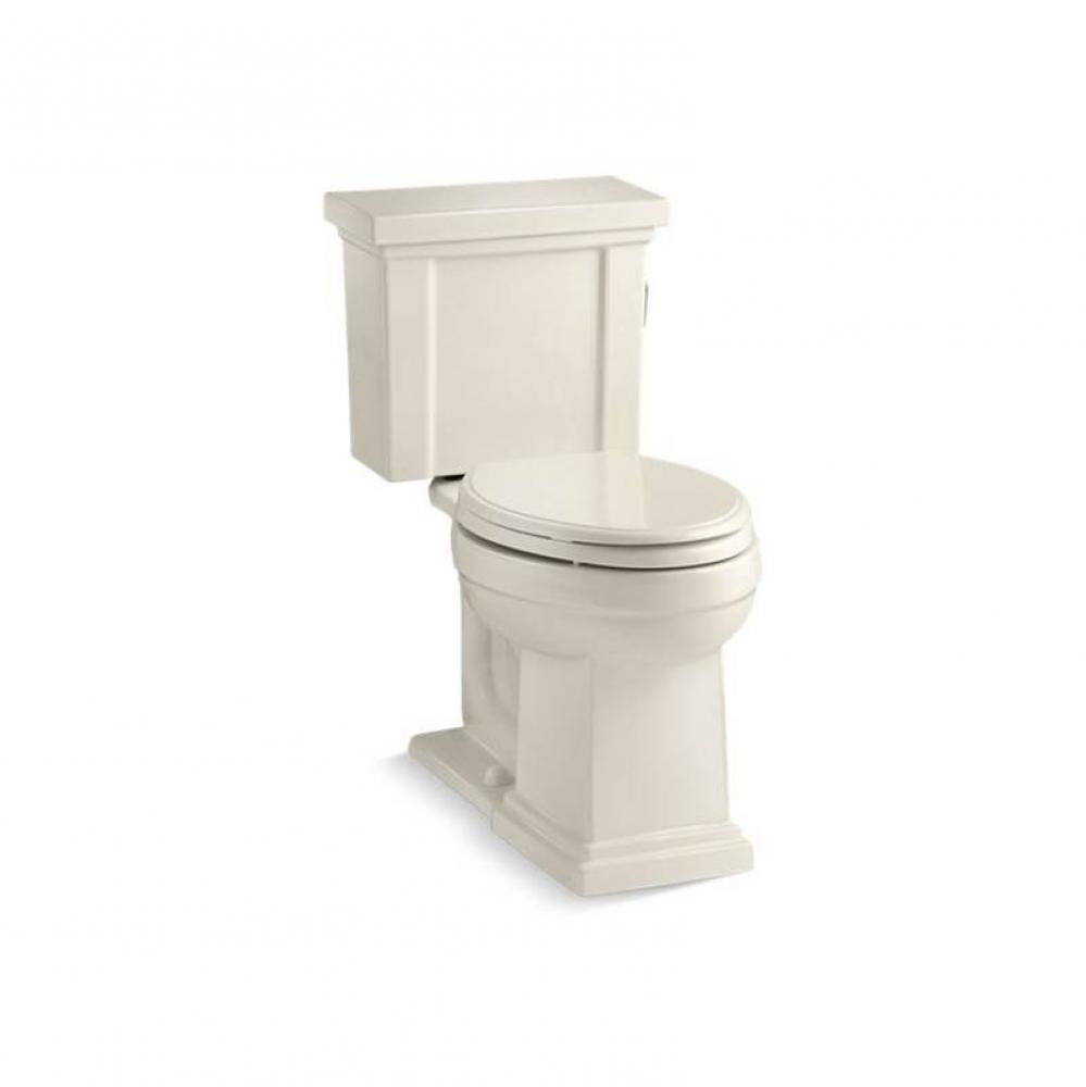 Tresham® Comfort Height® Two-piece elongated 1.28 gpf chair height toilet with right-han