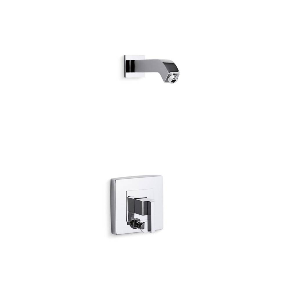 Loure® Rite-Temp® shower trim kit with push-button diverter, without showerhead