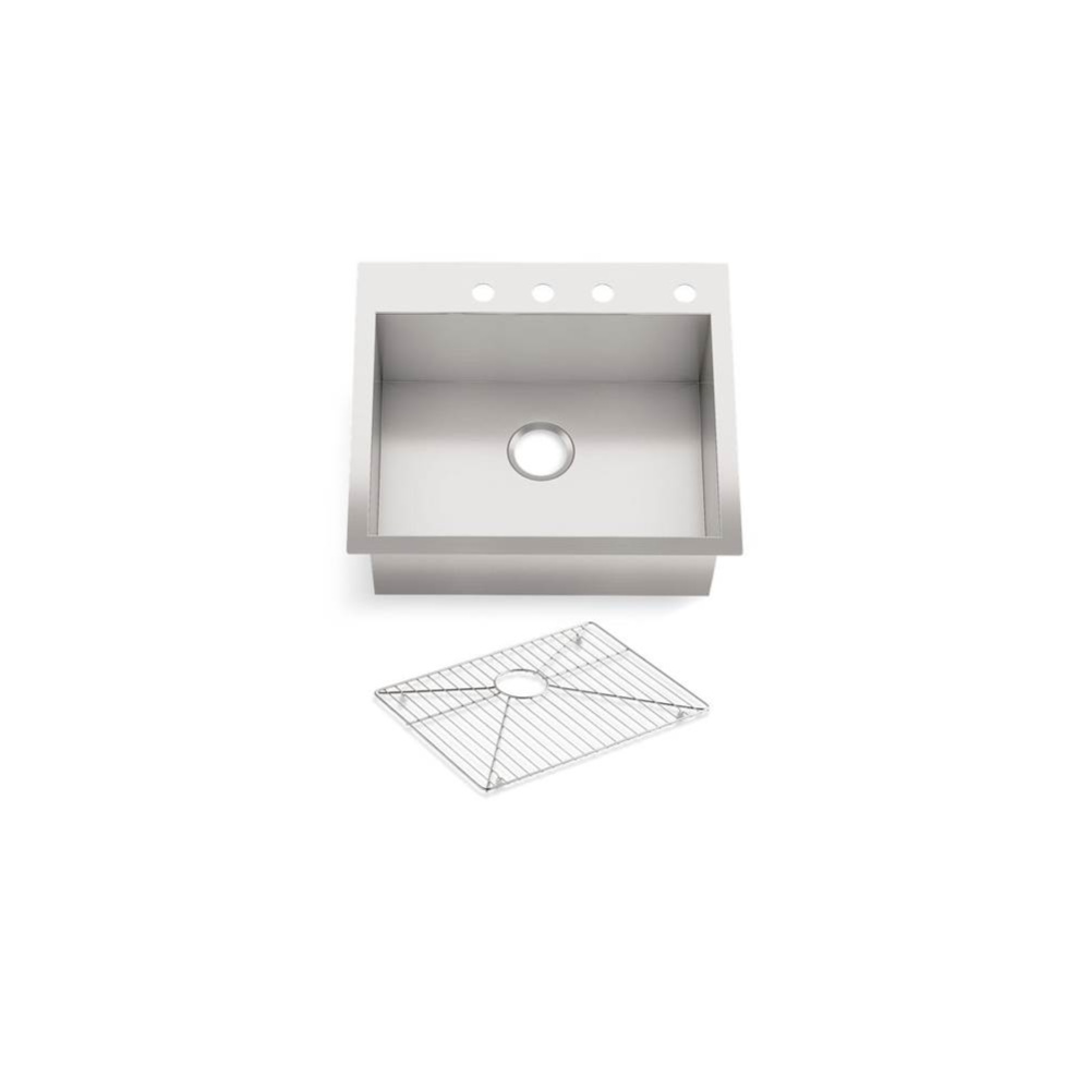 Vault™ 25'' top-/undermount single-bowl kitchen sink
