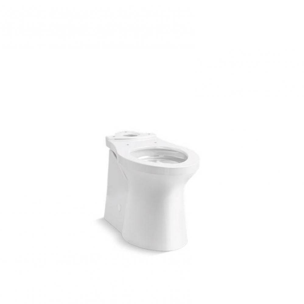 Irvine® Comfort Height® Elongated chair-height toilet bowl with ContinuousClean, Comfort