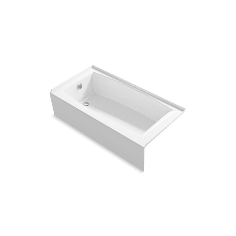 Entity® 60'' x 30'' alcove bath, left drain