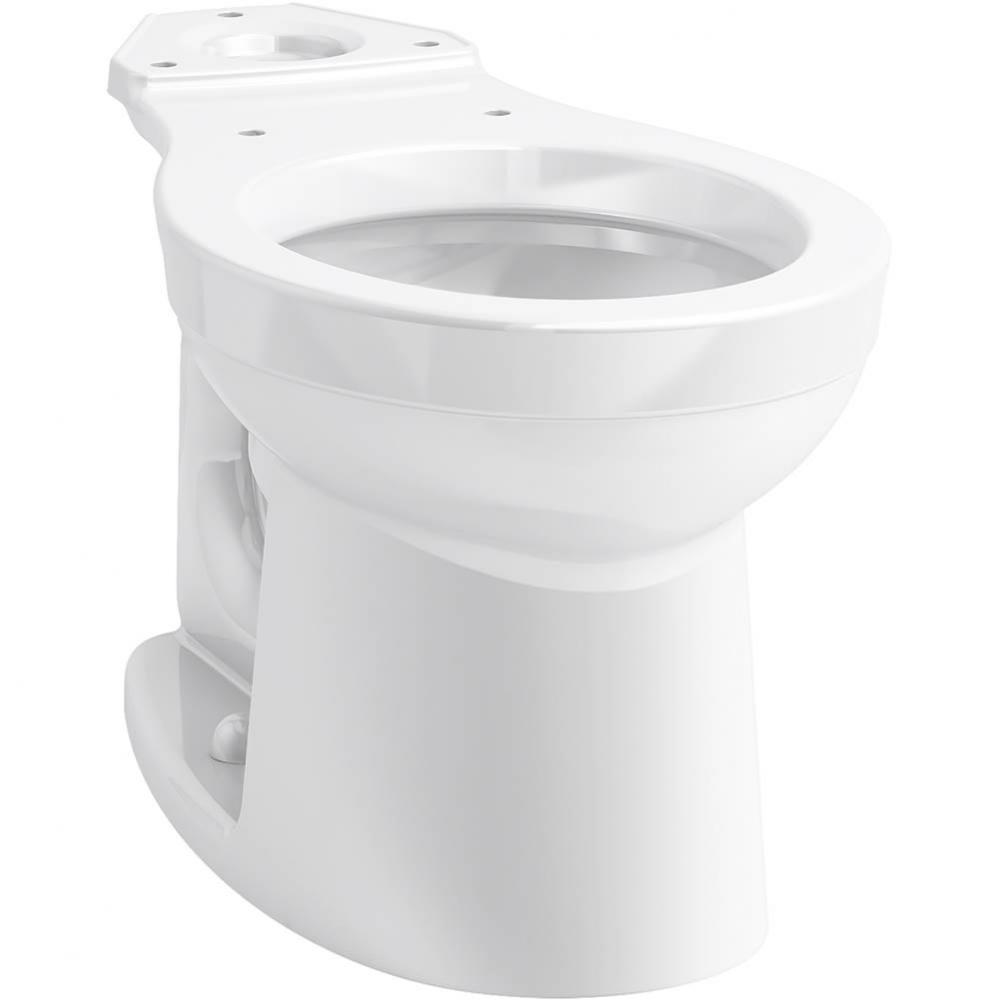 Kingston™ Round-front toilet bowl with antimicrobial finish