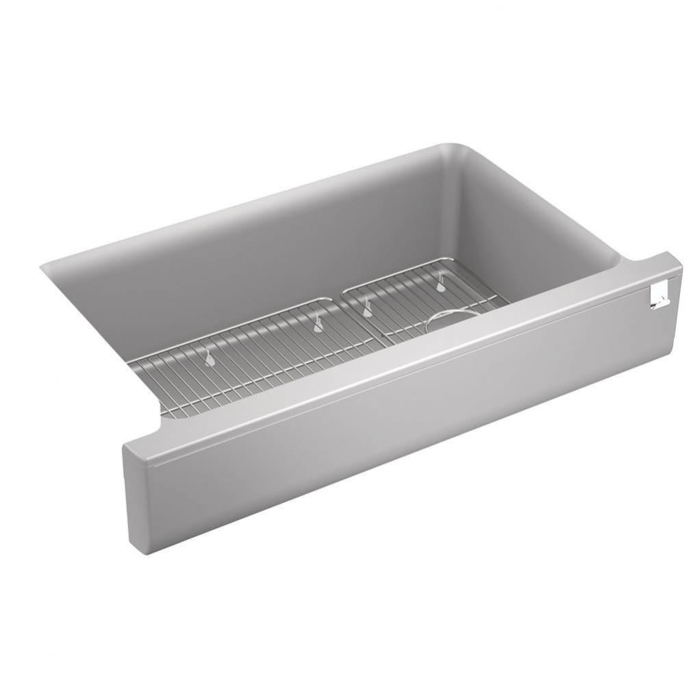 Cairn® Undermount single-bowl farmhouse kitchen sink