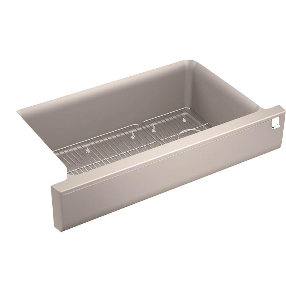 Cairn® Undermount single-bowl farmhouse kitchen sink