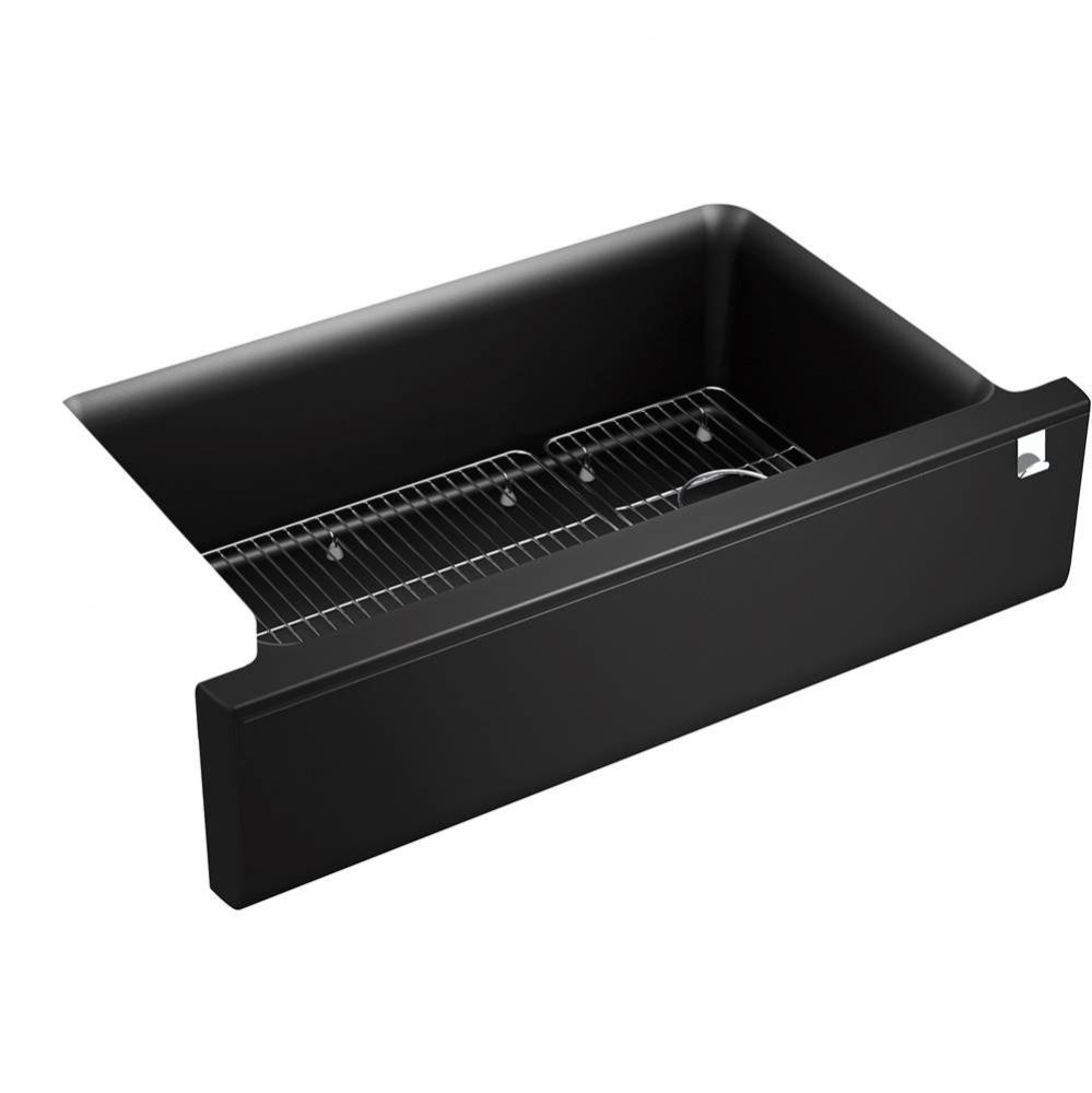 Cairn® 34'' undermount single-bowl farmhouse kitchen sink