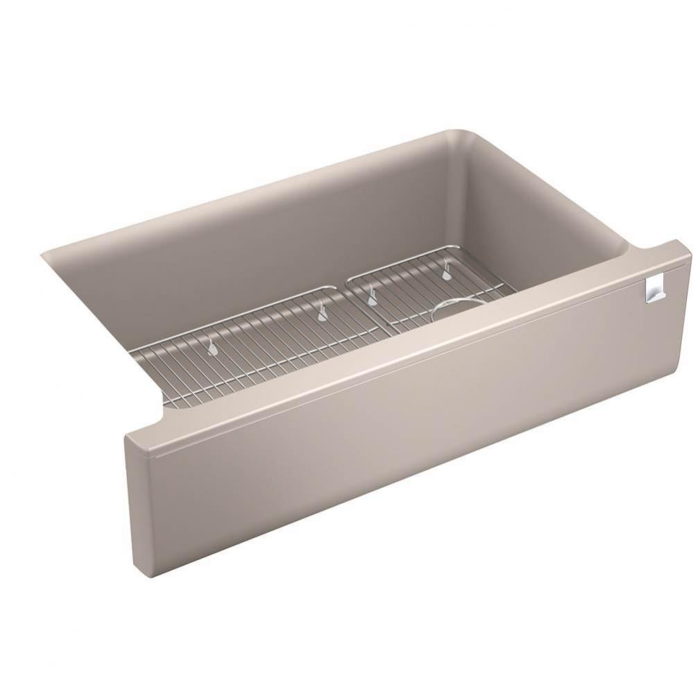 Cairn® 34'' undermount single-bowl farmhouse kitchen sink