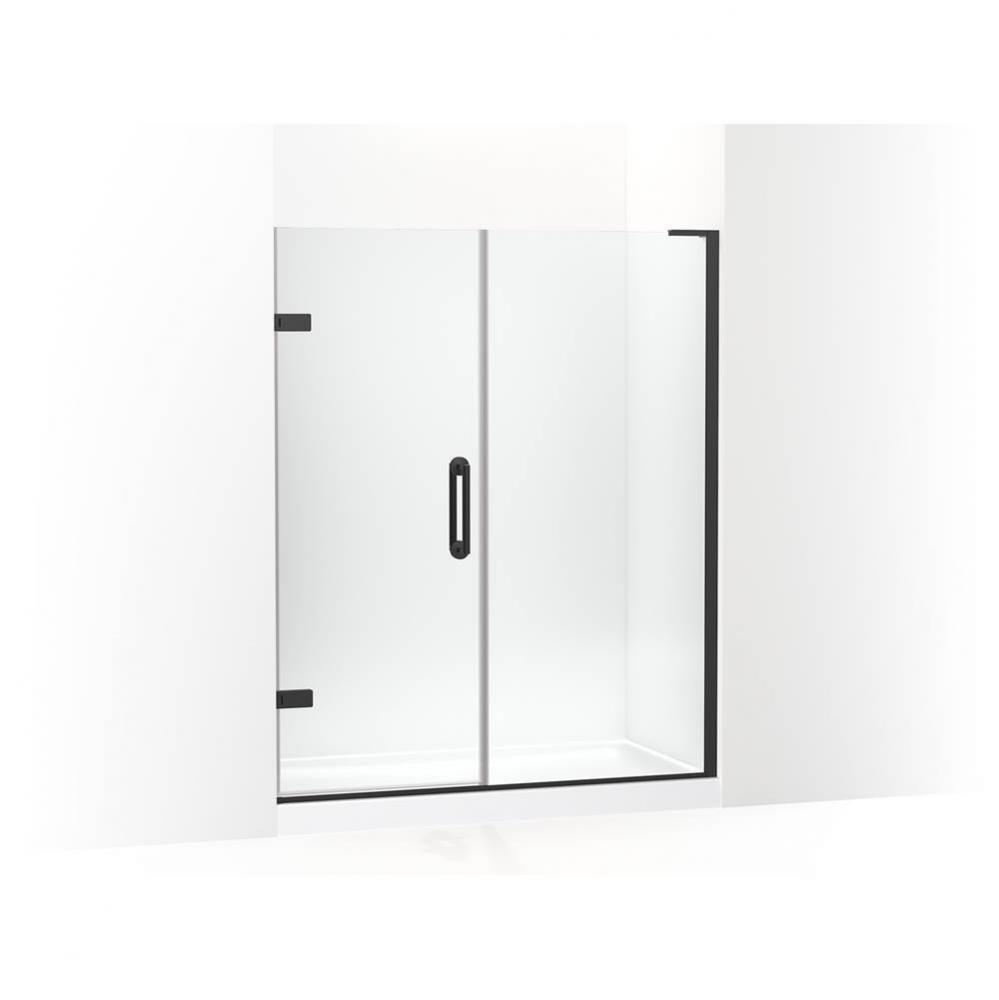 Components™ Frameless pivot shower door, 71-3/4'' H x 58 - 58-3/4'' W, with