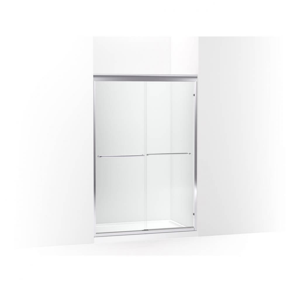 Fluence® 44-5/8 - 47-5/8'' W x 70-9/32'' H sliding shower door with 1/4&a