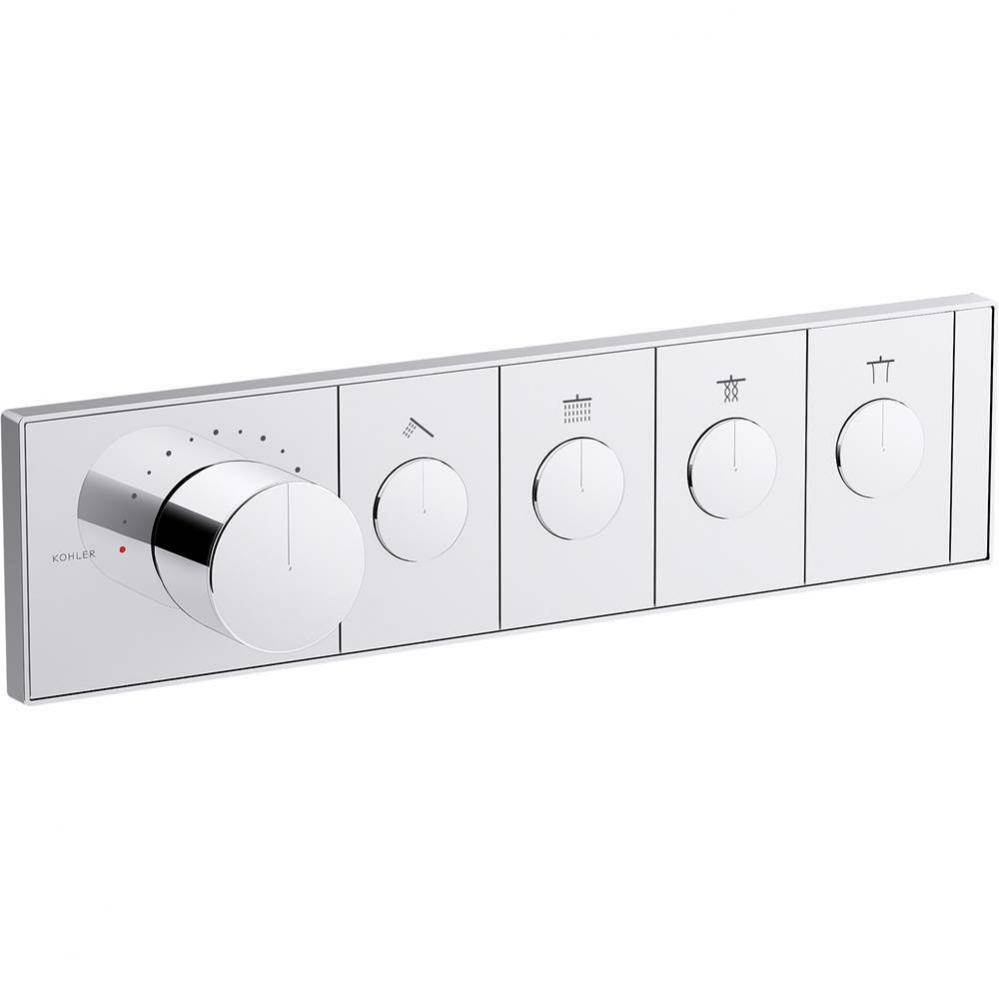 Anthem® Four-outlet recessed mechanical thermostatic valve control
