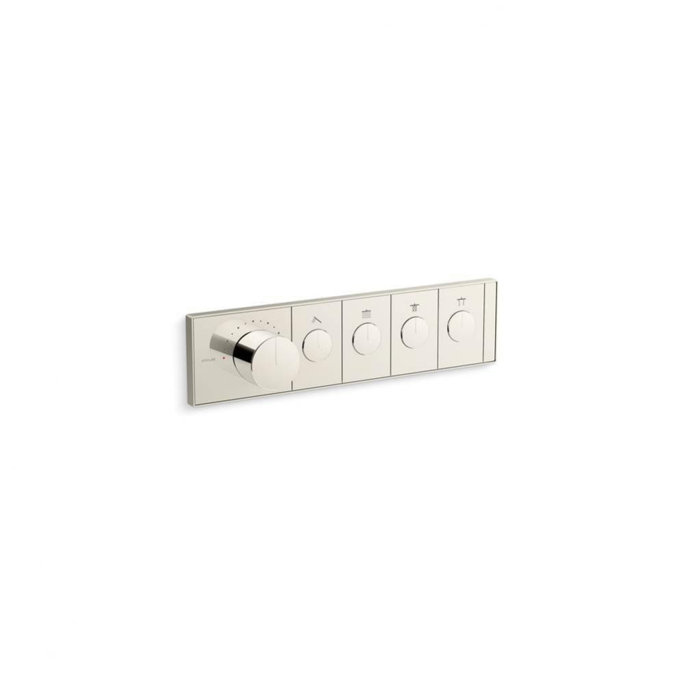 Anthem® Four-outlet recessed mechanical thermostatic valve control