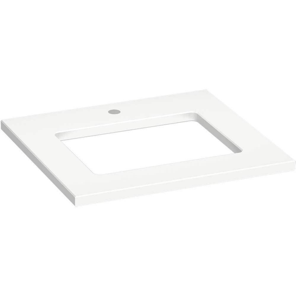 Silestone® 25'' quartz vanity top with rectangular cutout