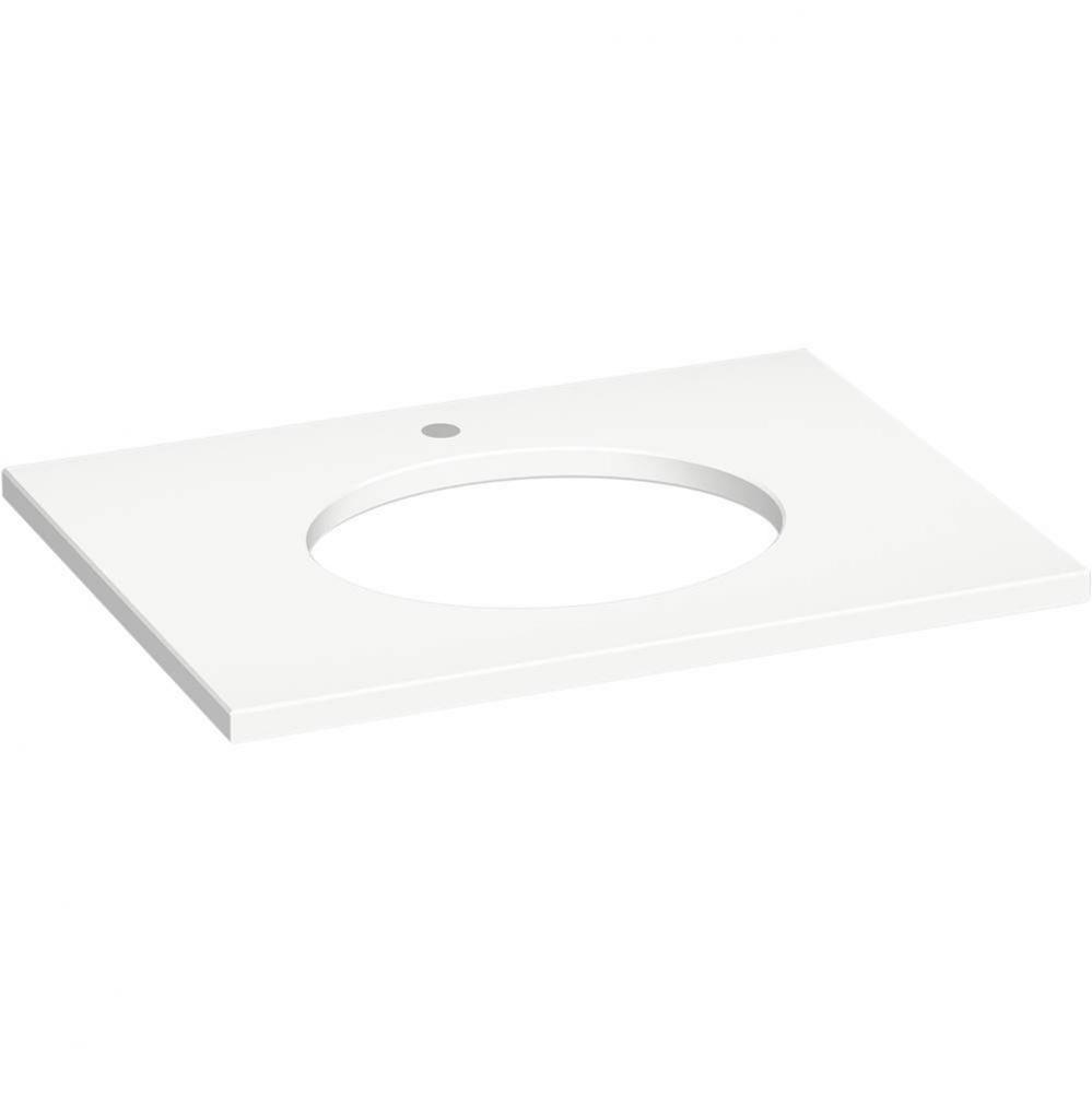 Silestone® 31'' quartz vanity top with oval cutout