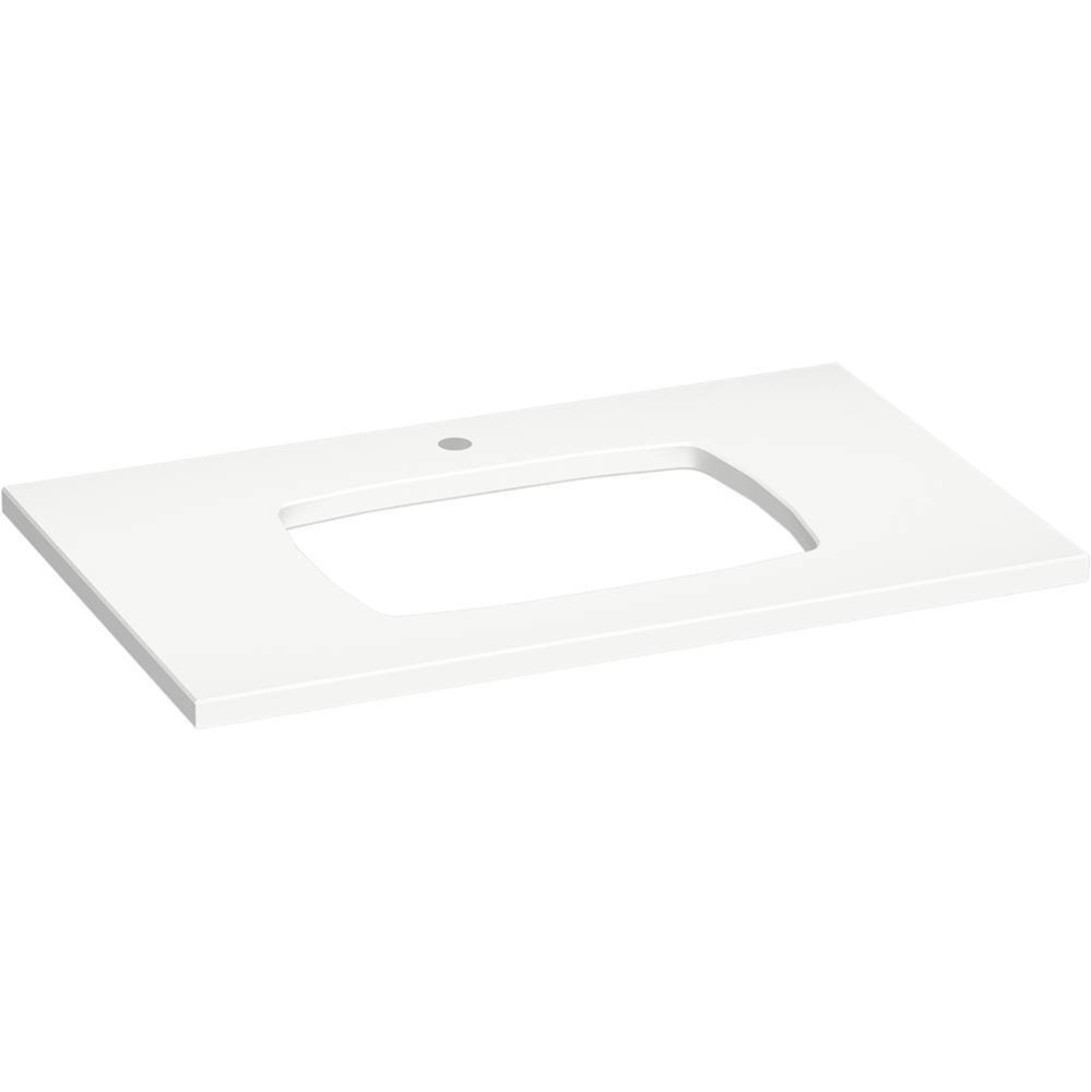 Silestone Quartz 37-in Vanity Top with Carillon Rectangle Cutout