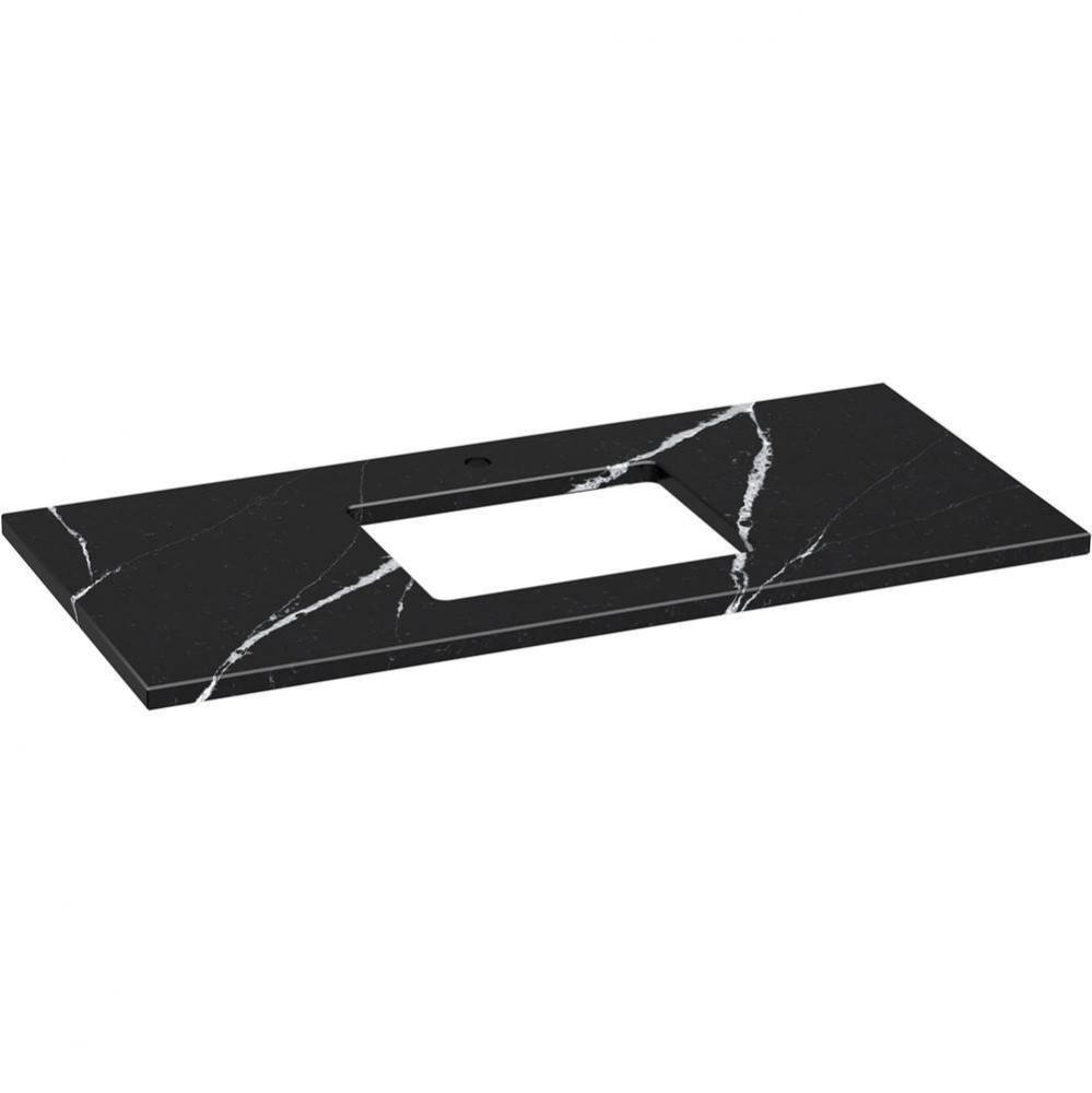 Silestone Quartz 49-in Vanity Top with Rectangle Cutout