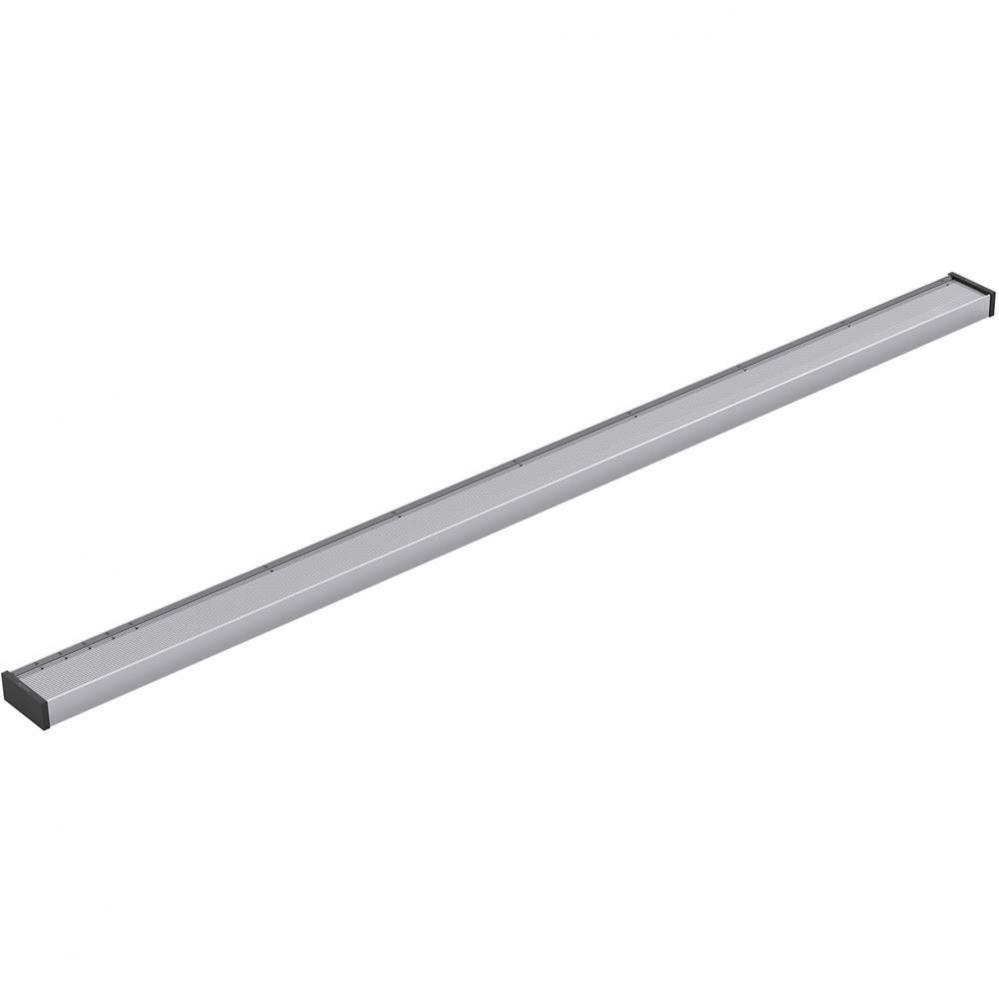 2-1/2'' x 48'' linear drain grate with tile-in panel