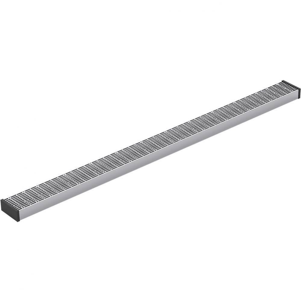 2-1/2'' x 36'' linear drain grate with lattice pattern