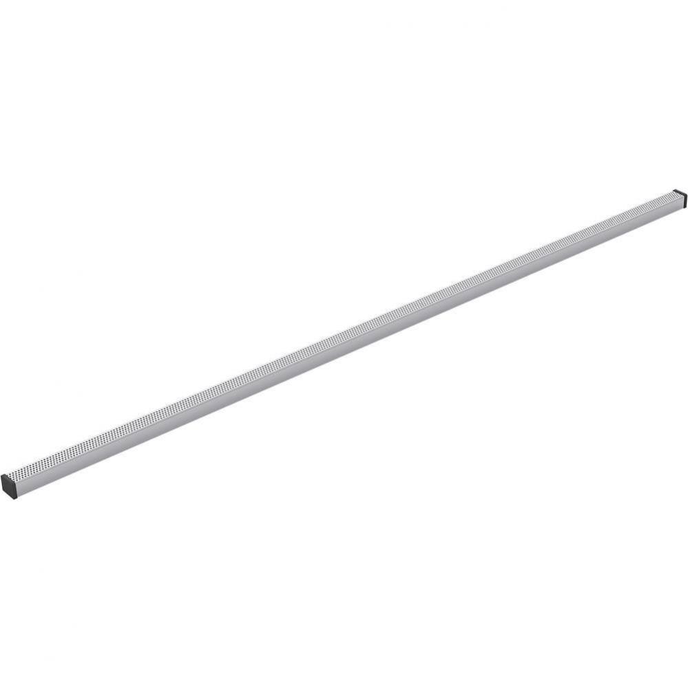 1-1/4'' x 60'' linear drain grate with perforated pattern