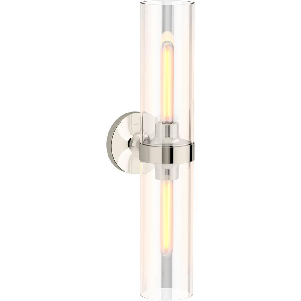 Purist® Two-light sconce